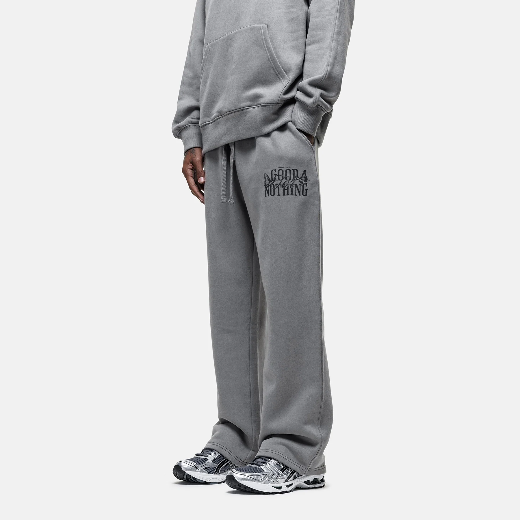 Dakota Butterfly Grey Sweatpants - Image 2
