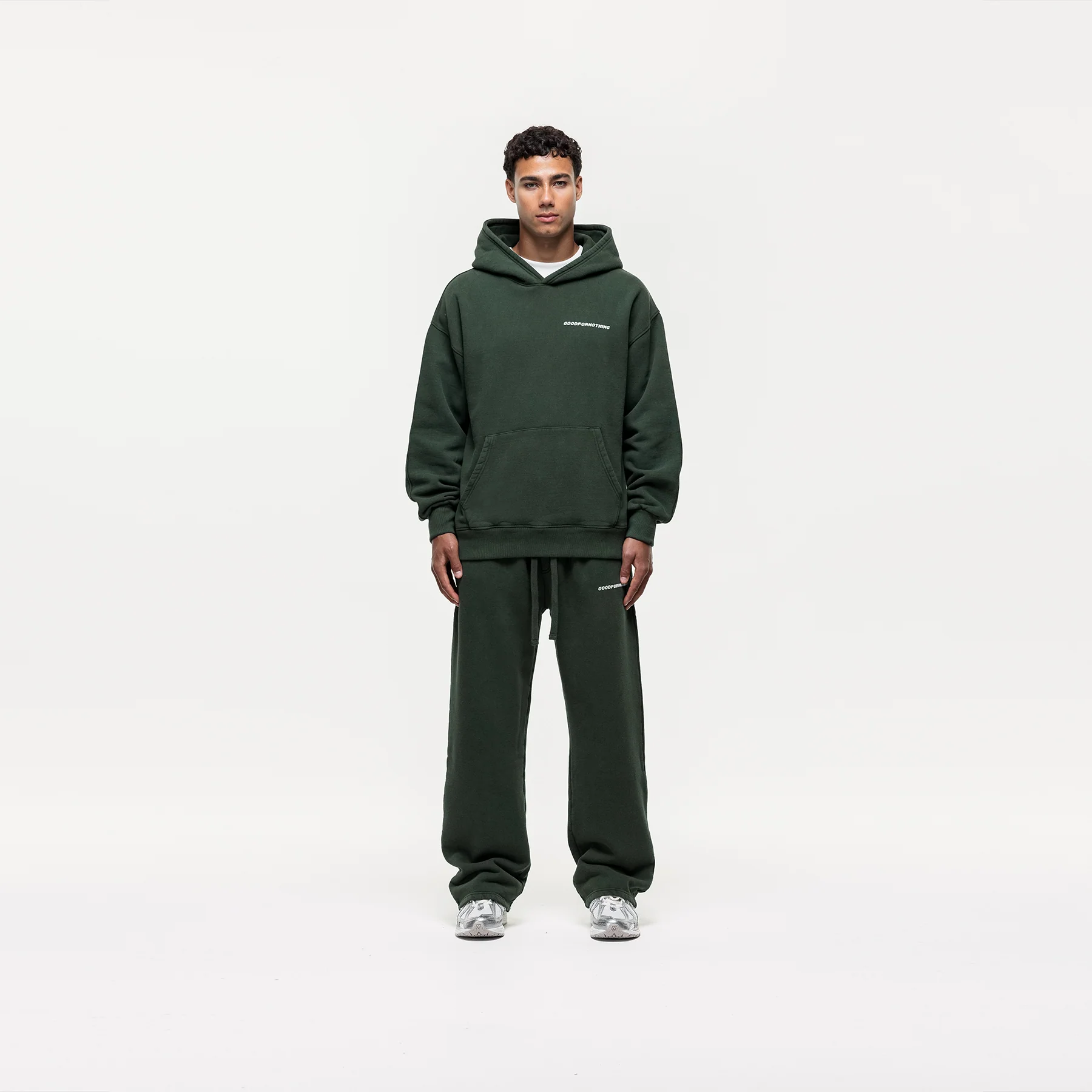 Vintage Washed Green Sweatpants - Image 4