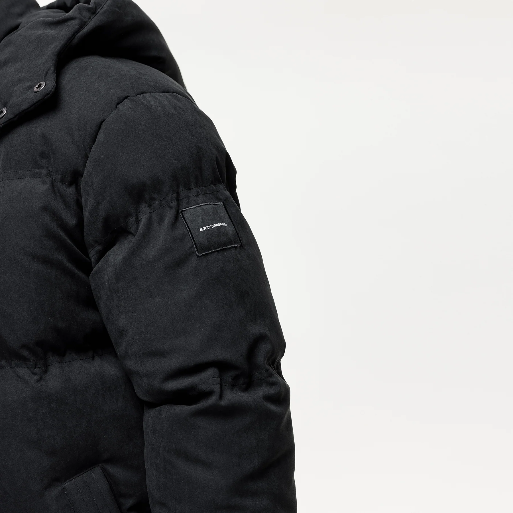 Adapt Black Puffer Coat - Image 4