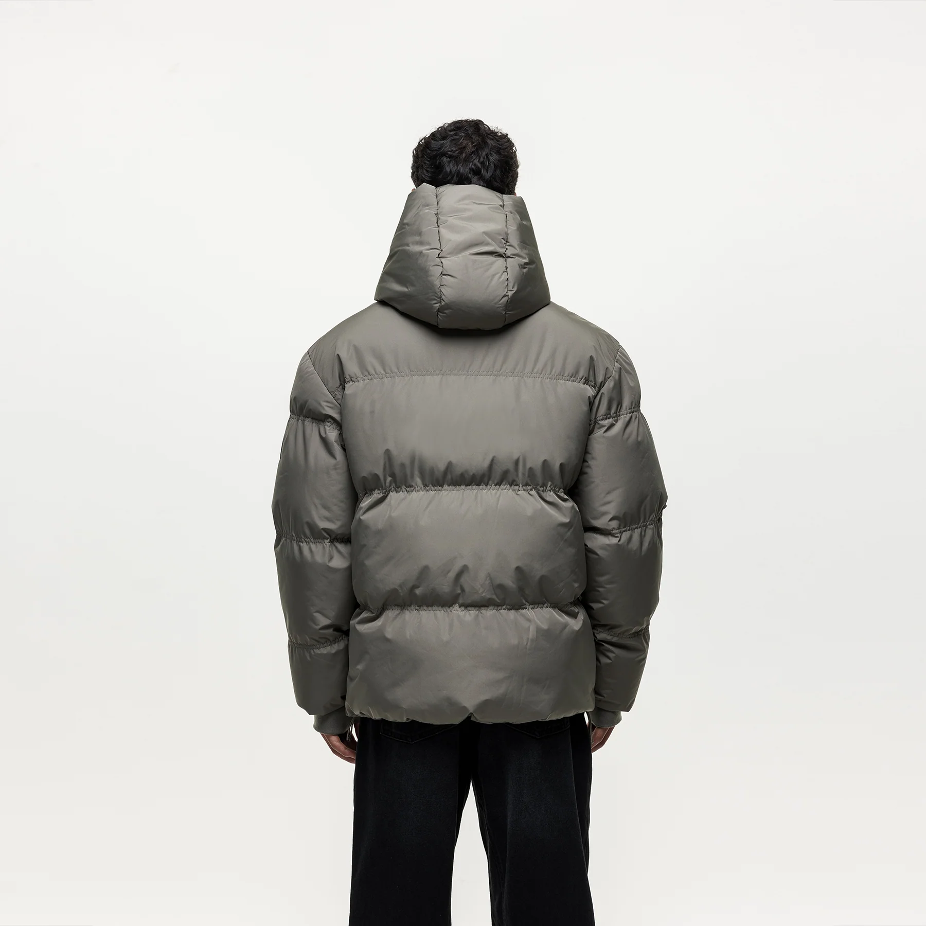 Arctic Olive Puffer Jacket - Image 3