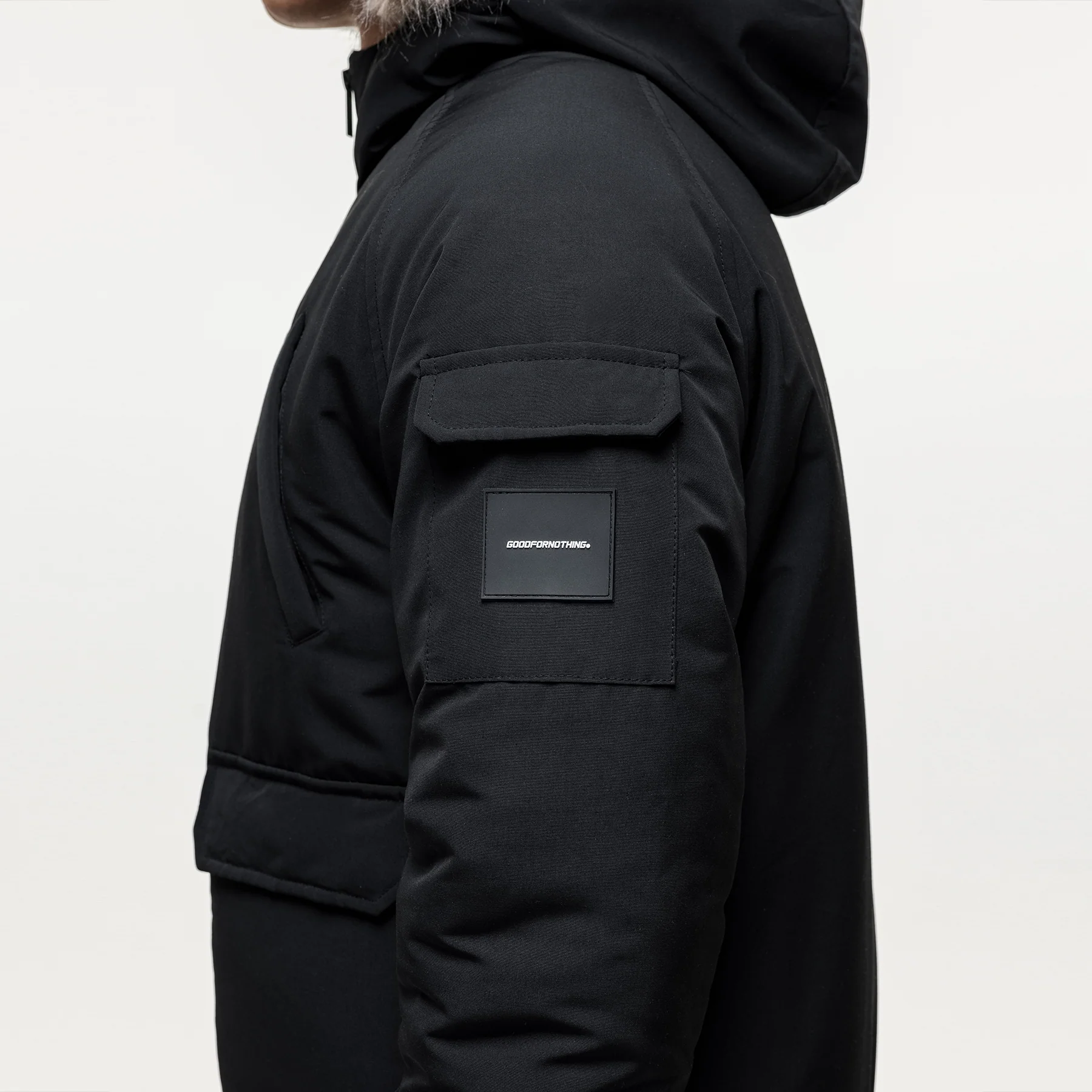 Fortitude Black Parka Bomber - Image 3