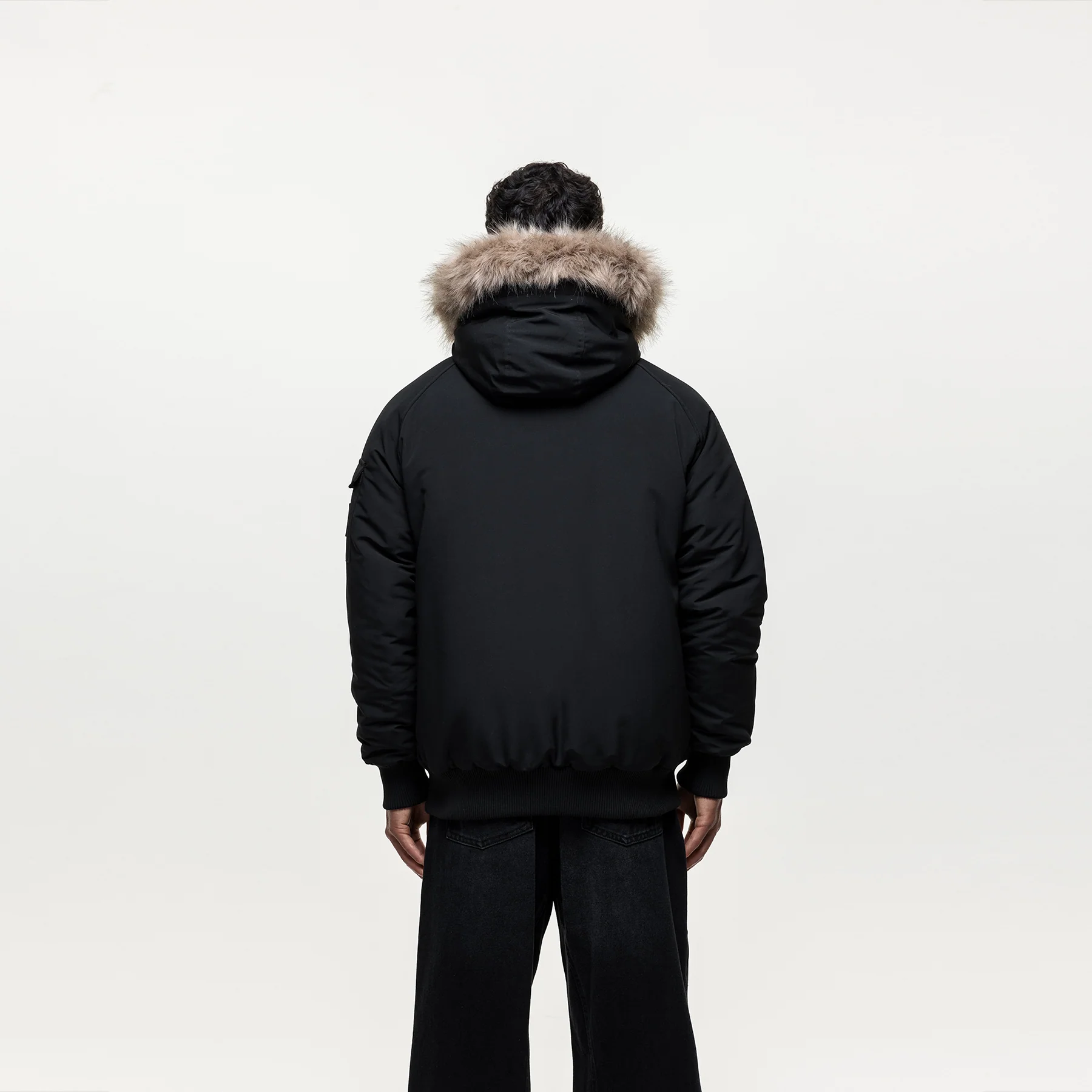 Fortitude Black Parka Bomber - Image 7