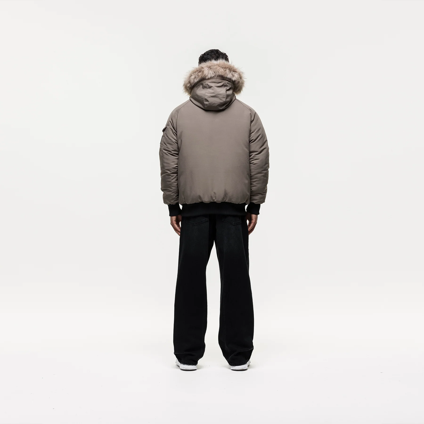 Fortitude Taupe Parka Bomber - Image 5