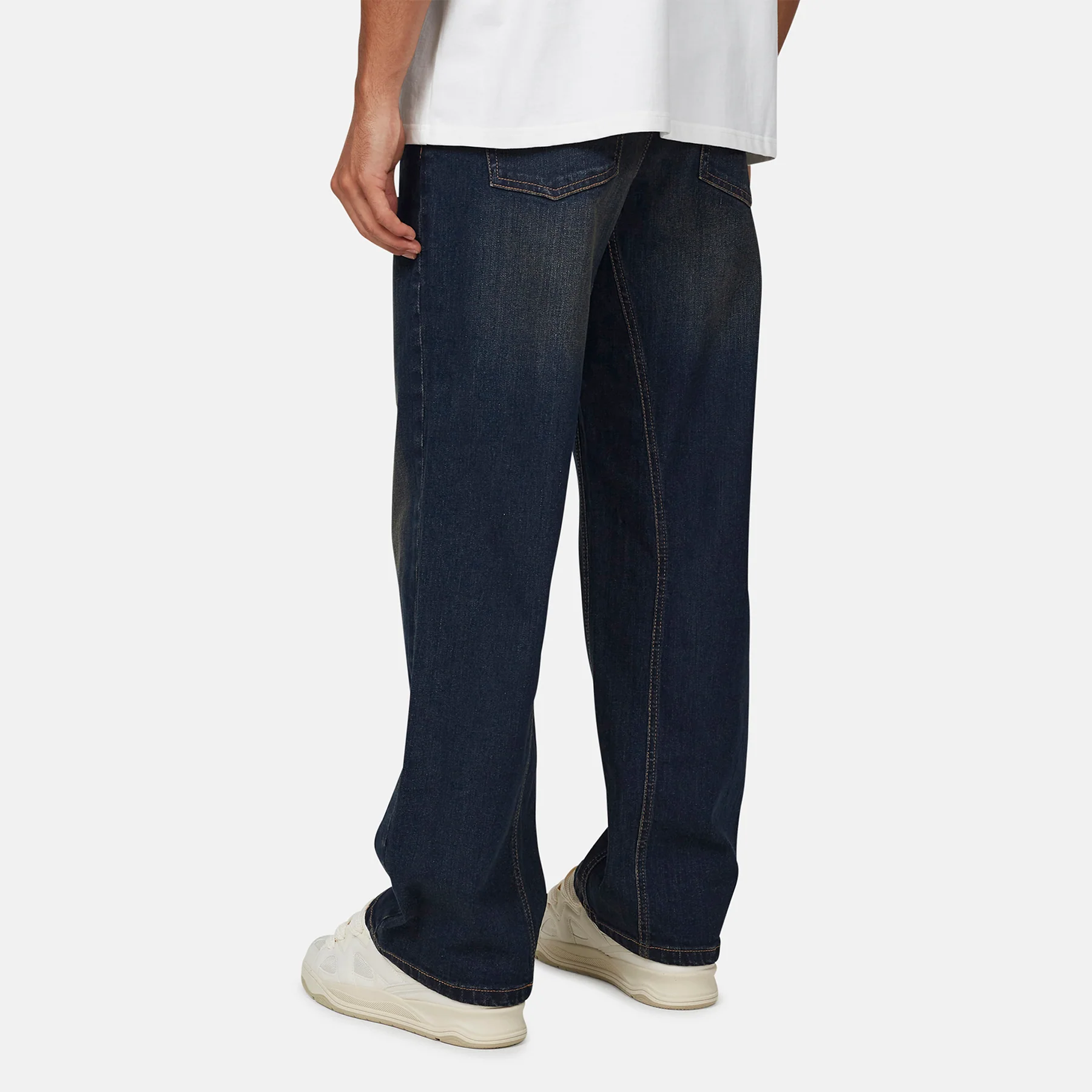 Heavy Indigo Blue Denim Jeans - Image 3