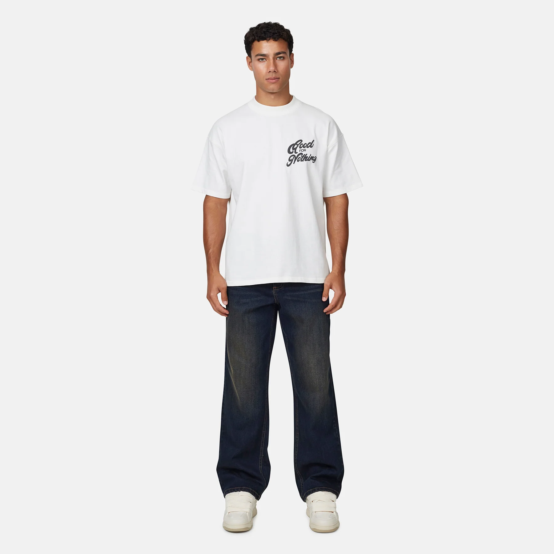 Heavy Indigo Blue Denim Jeans - Image 5
