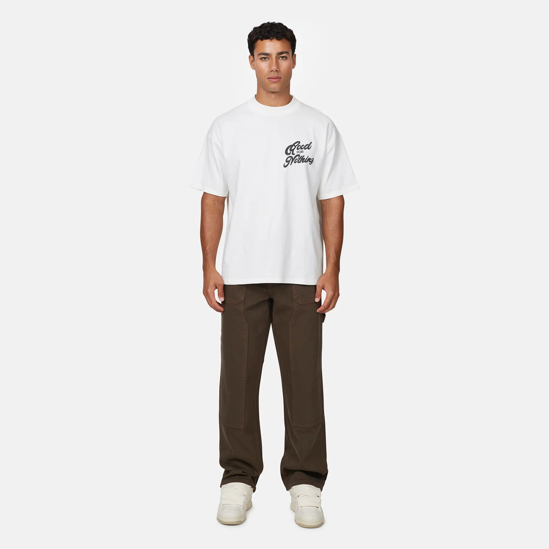 Heavy Carpenter Brown Denim Jeans - Image 5