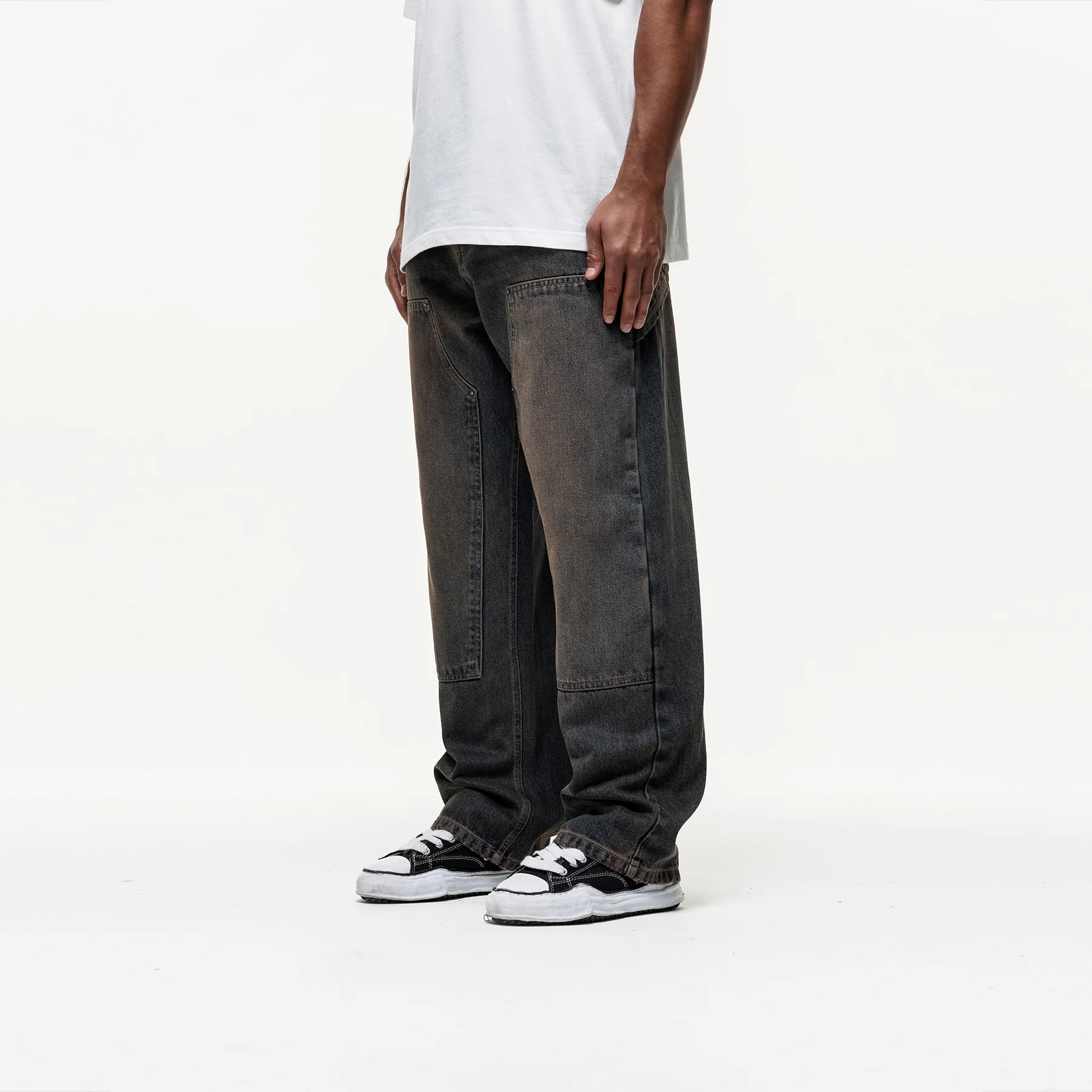 Heavy Carpenter Rust Denim Jeans - Image 3