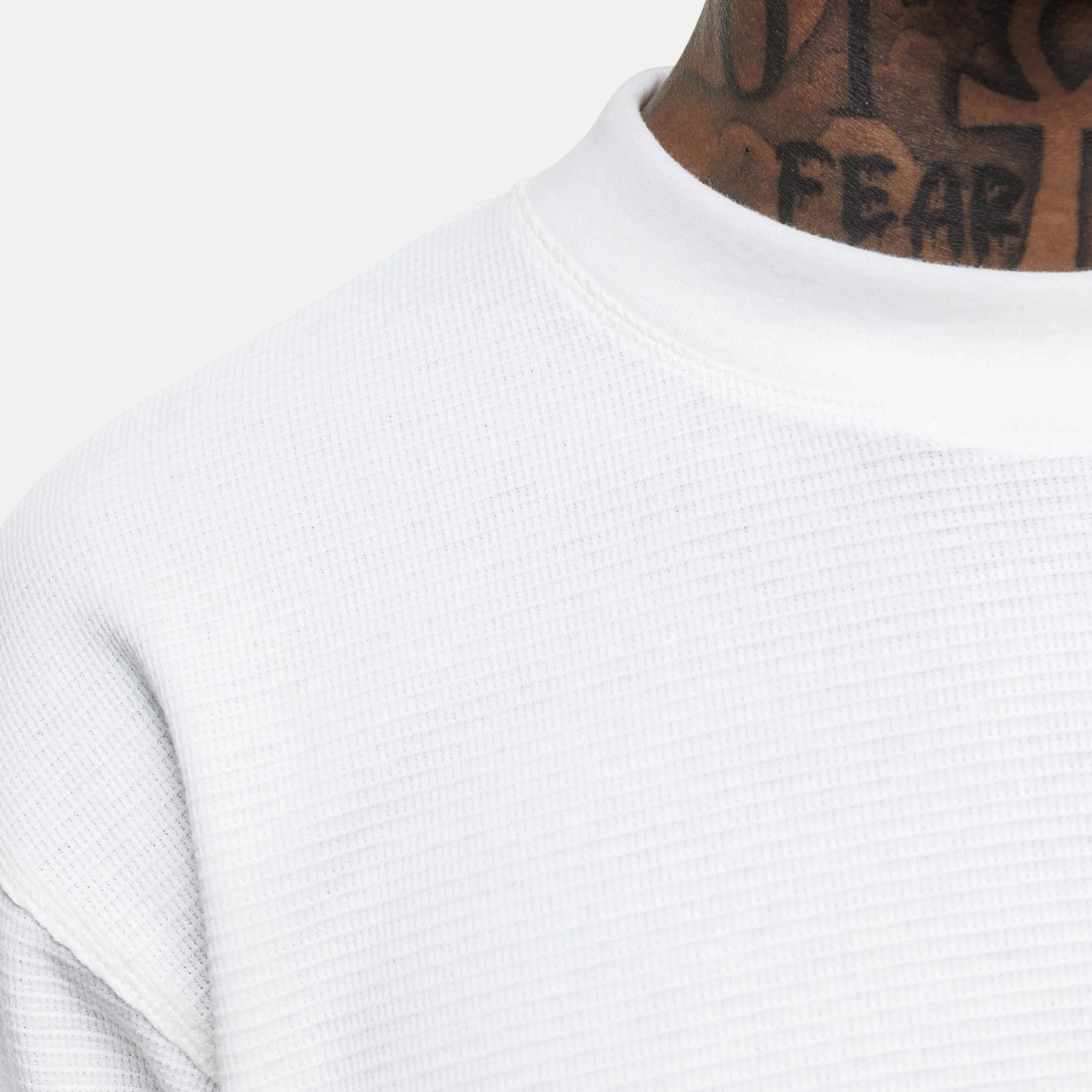 Scribble Longsleeve White T-shirt - Image 3
