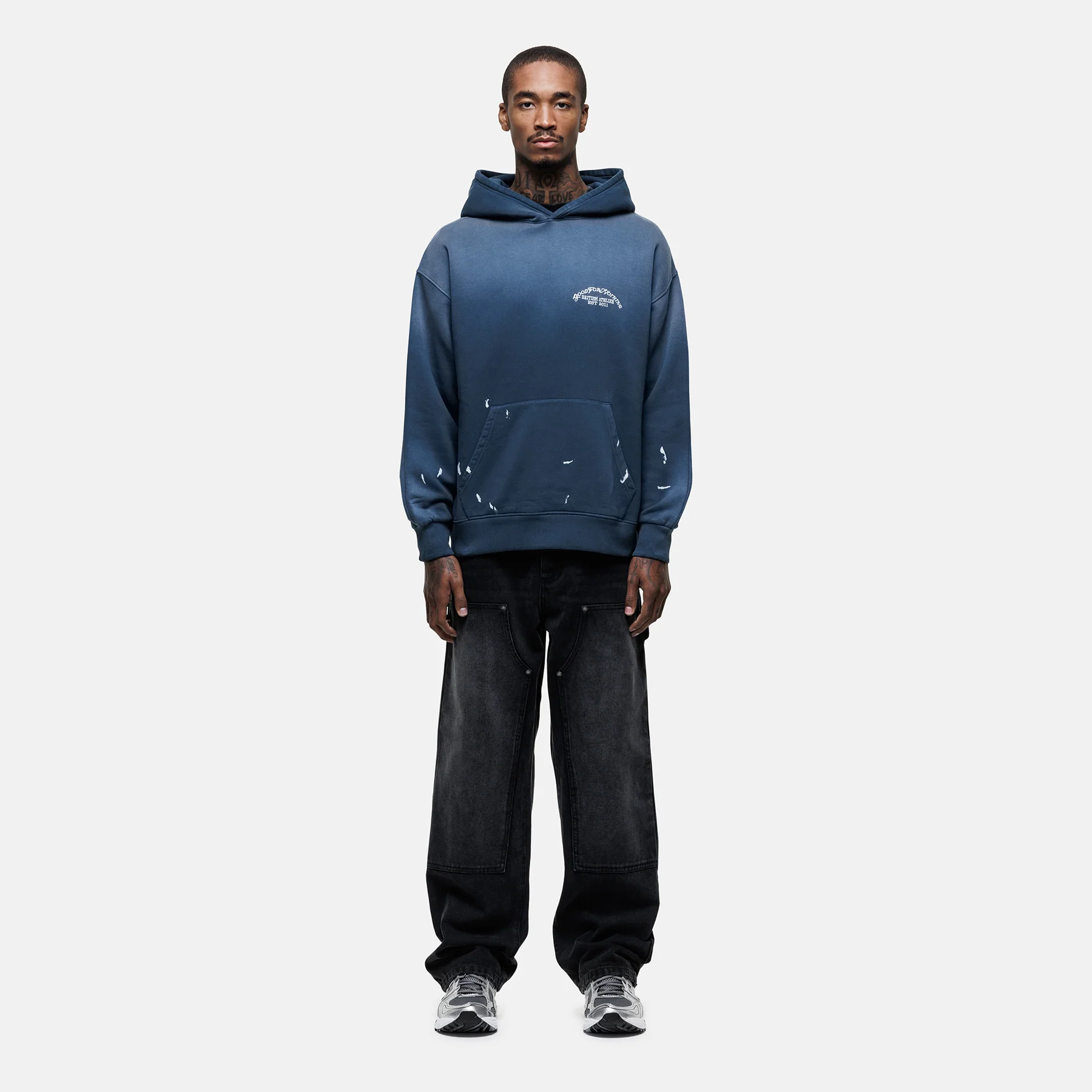 Abrade Gradient Blue Hoodie - Image 4