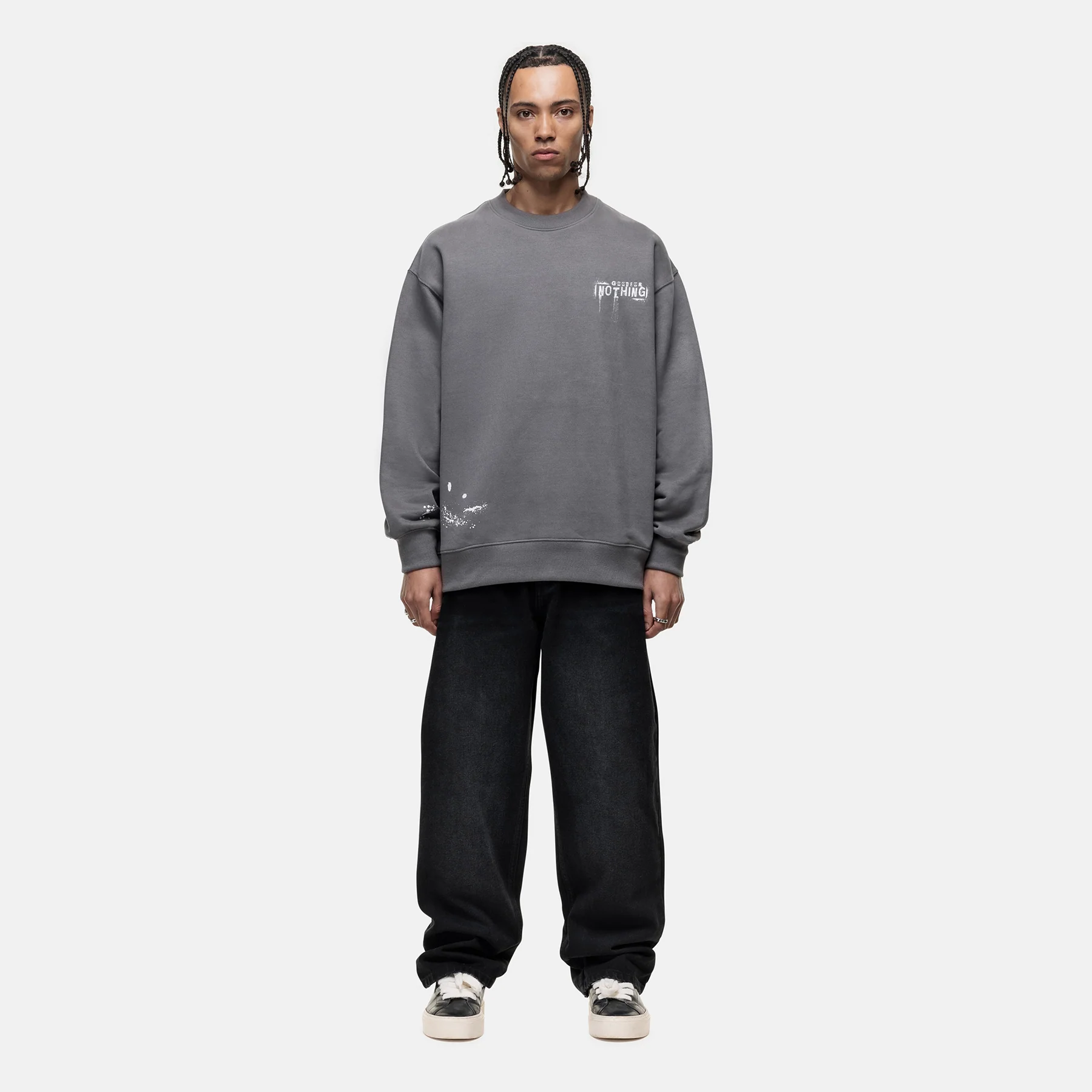 Creative Grey Sweatshirt - Image 5