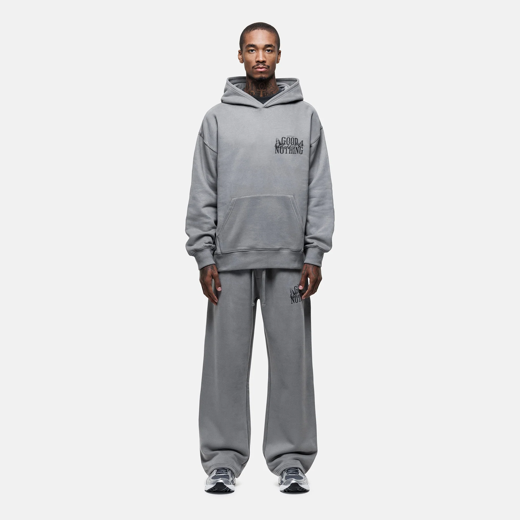 Dakota Butterfly Grey Hoodie - Image 2