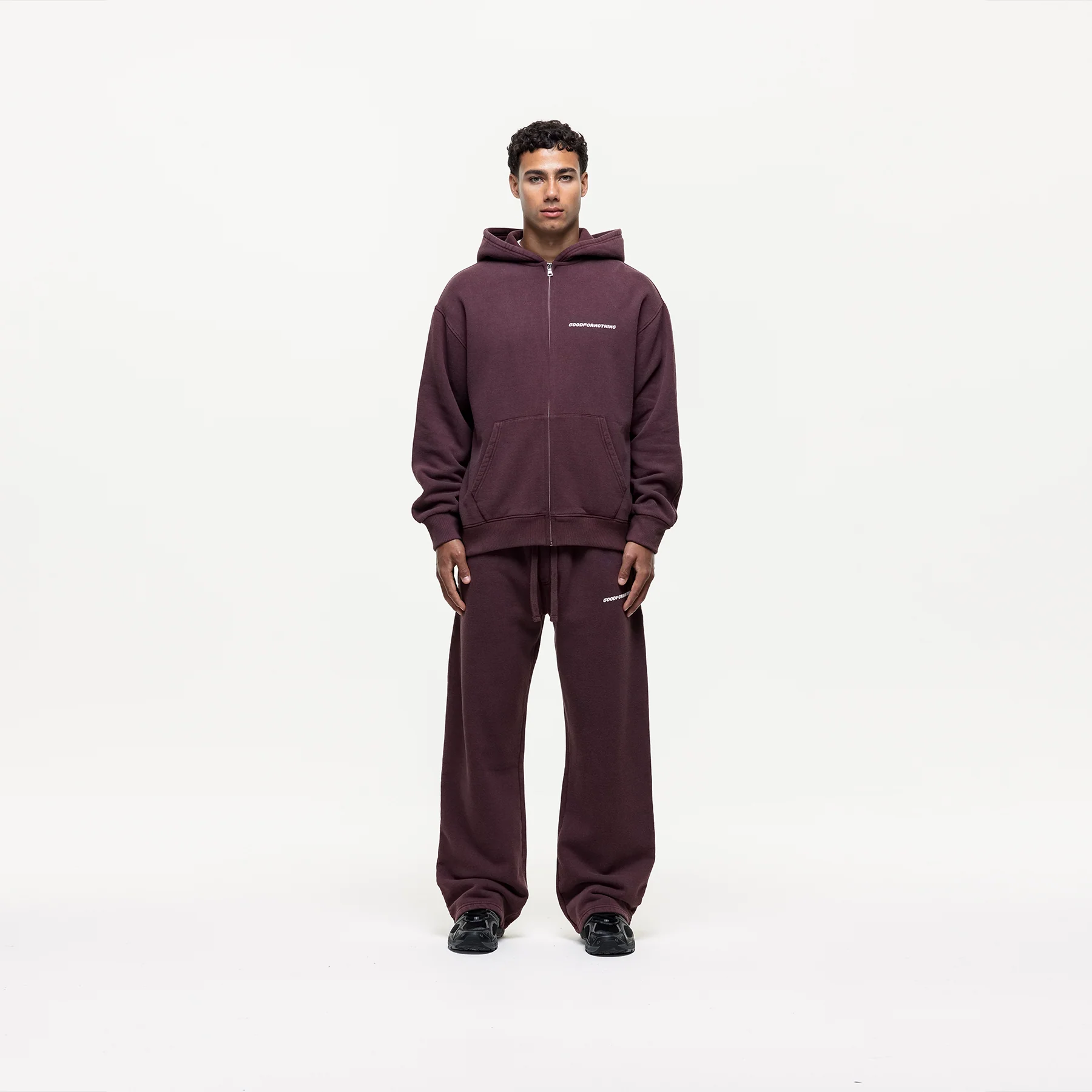 Vintage Washed Huckleberry Zip Hoodie - Image 4