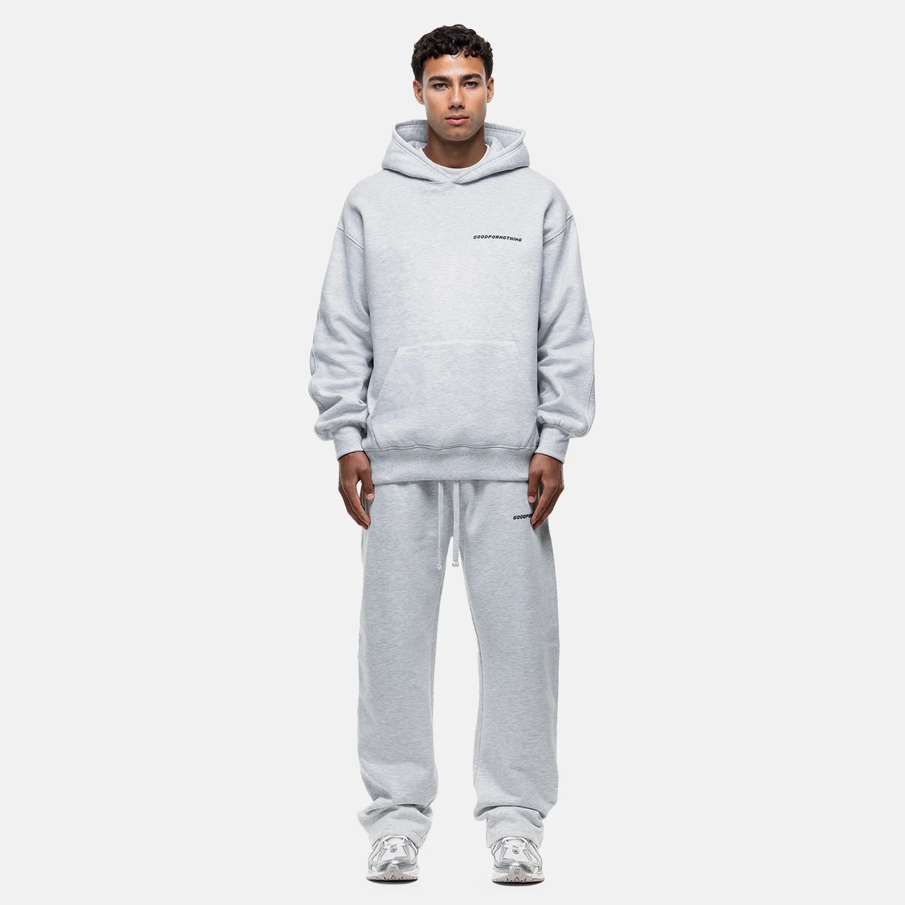 Vintage Grey Marl Sweatpant - Image 3