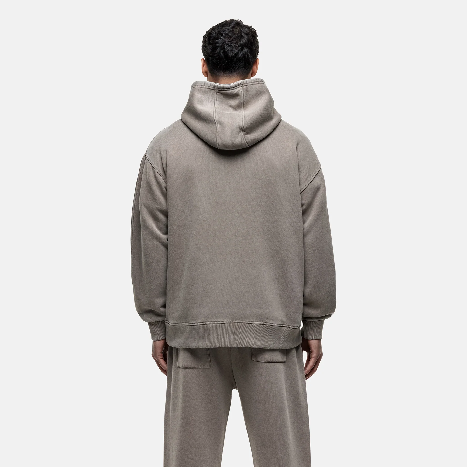 Atelier Washed Taupe Hoodie - Image 4