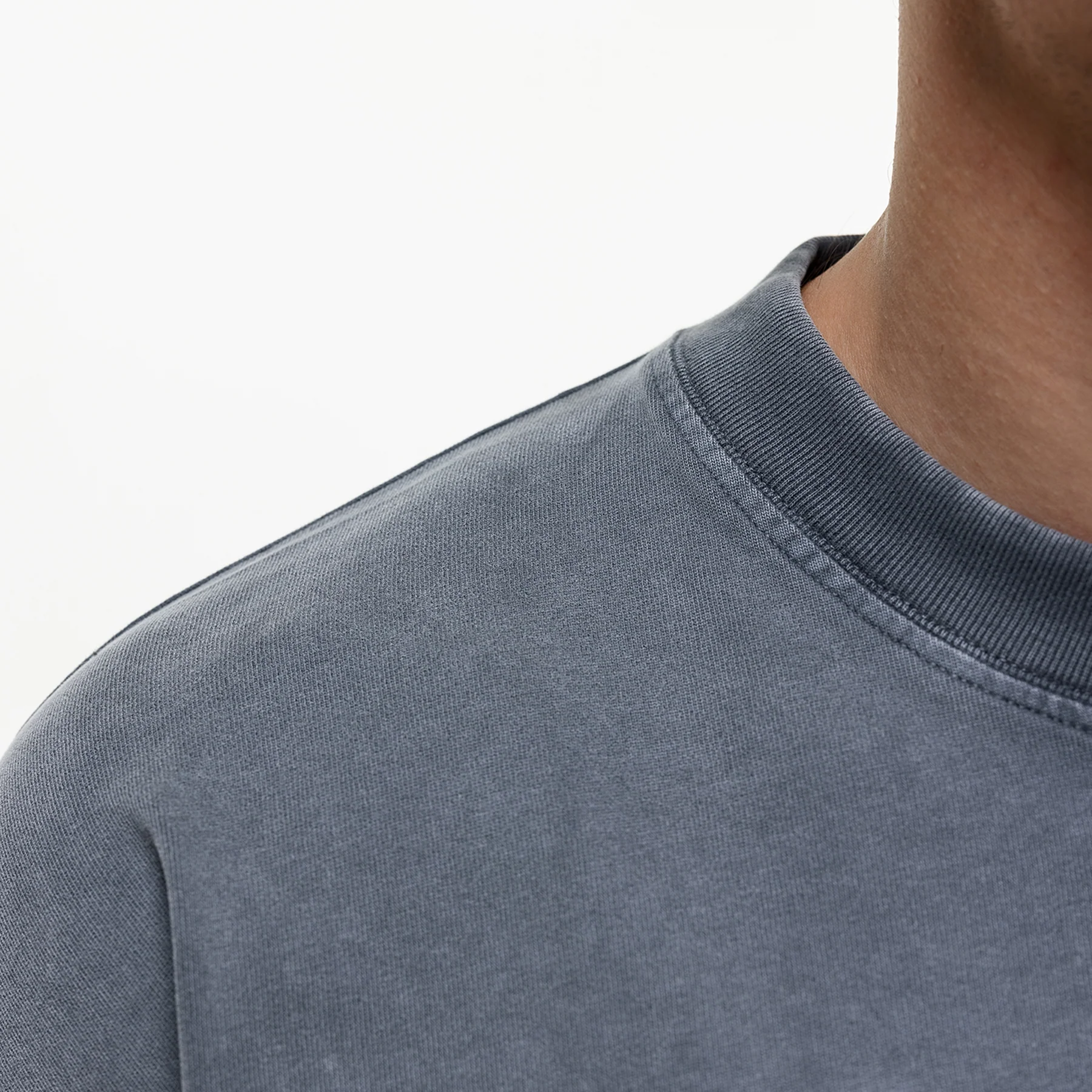 Vintage Washed Grey T-shirt - Image 4