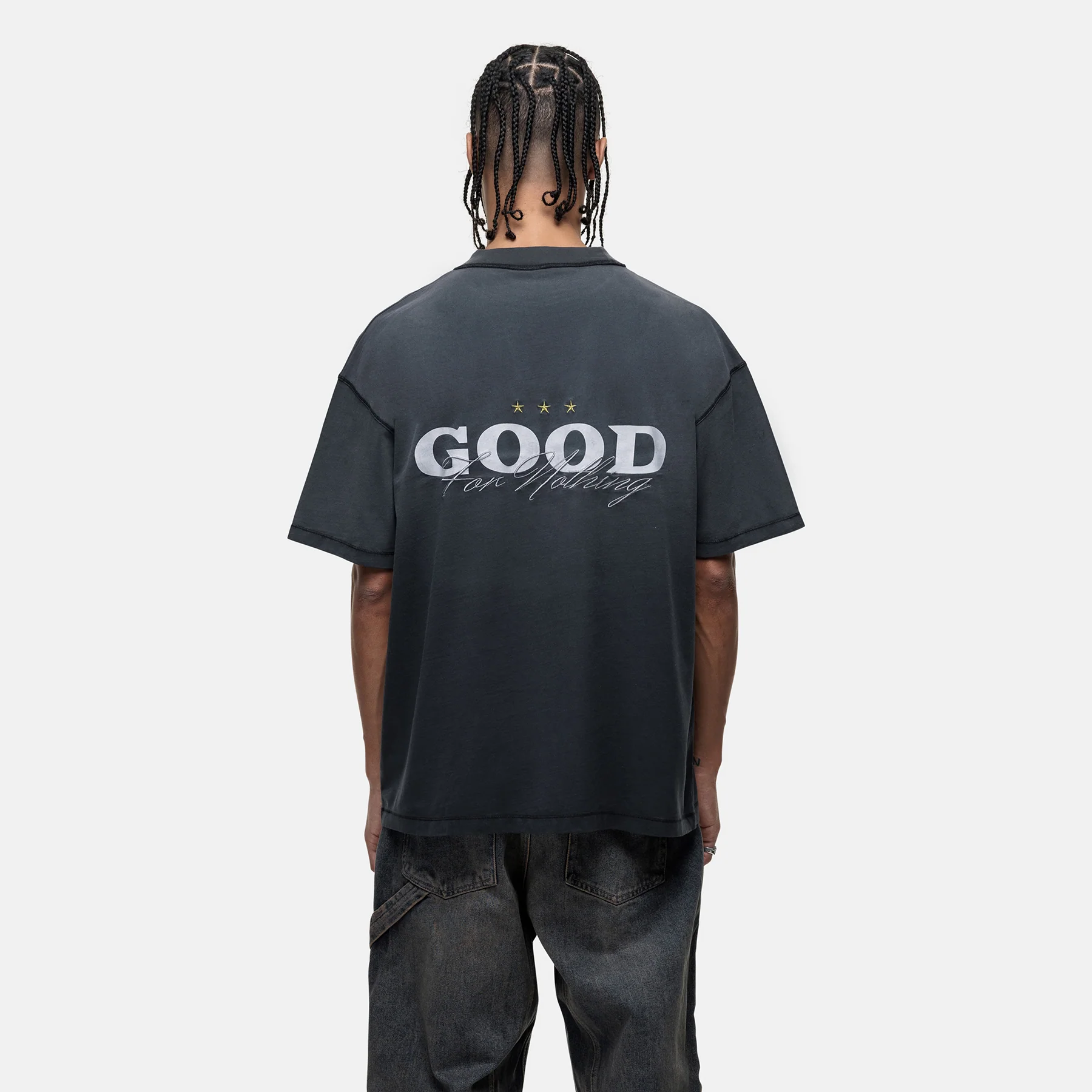 Alaska Gradient Black T-shirt - Image 2