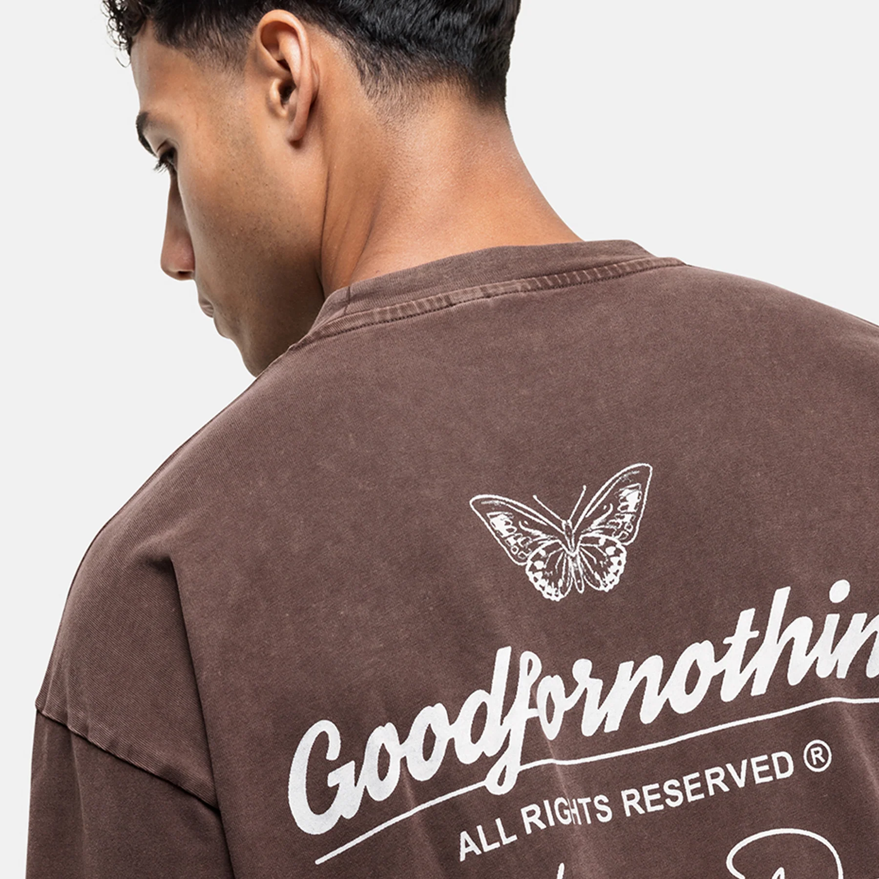 Cult Butterfly Rust T-shirt - Image 6