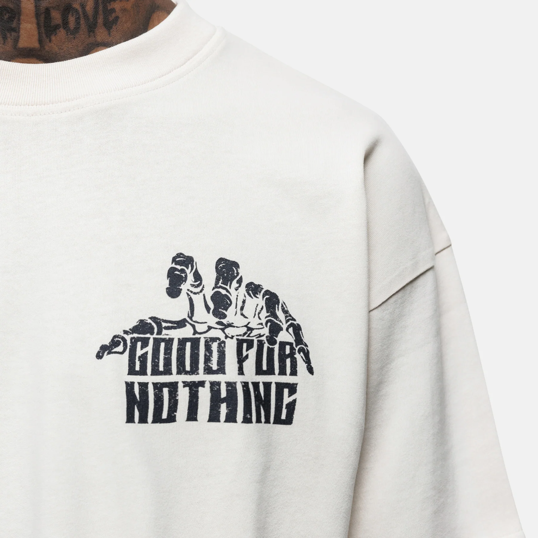 Eternal Skeleton Cream T-shirt - Image 3