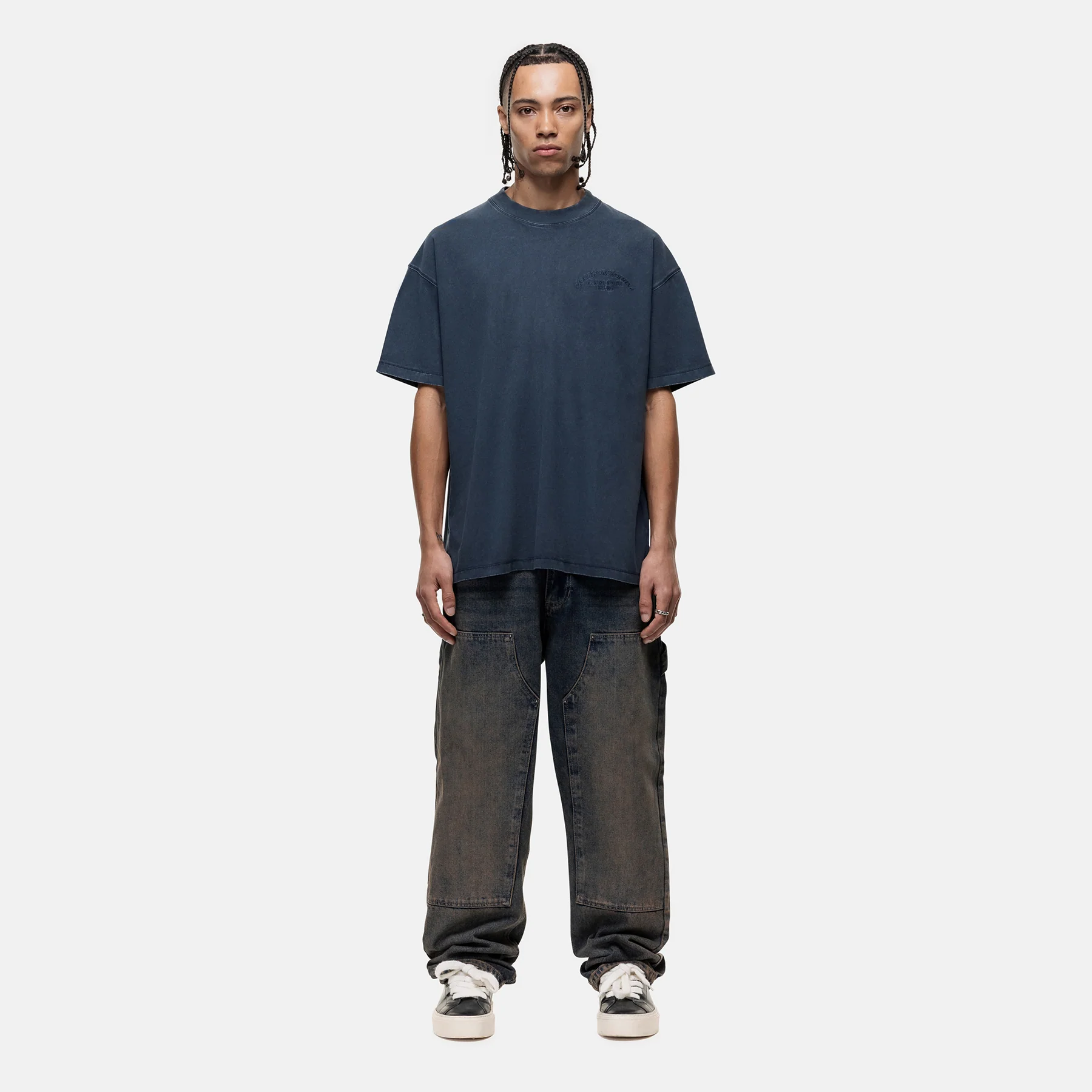 Vintage Blue Wash T-shirt - Image 4