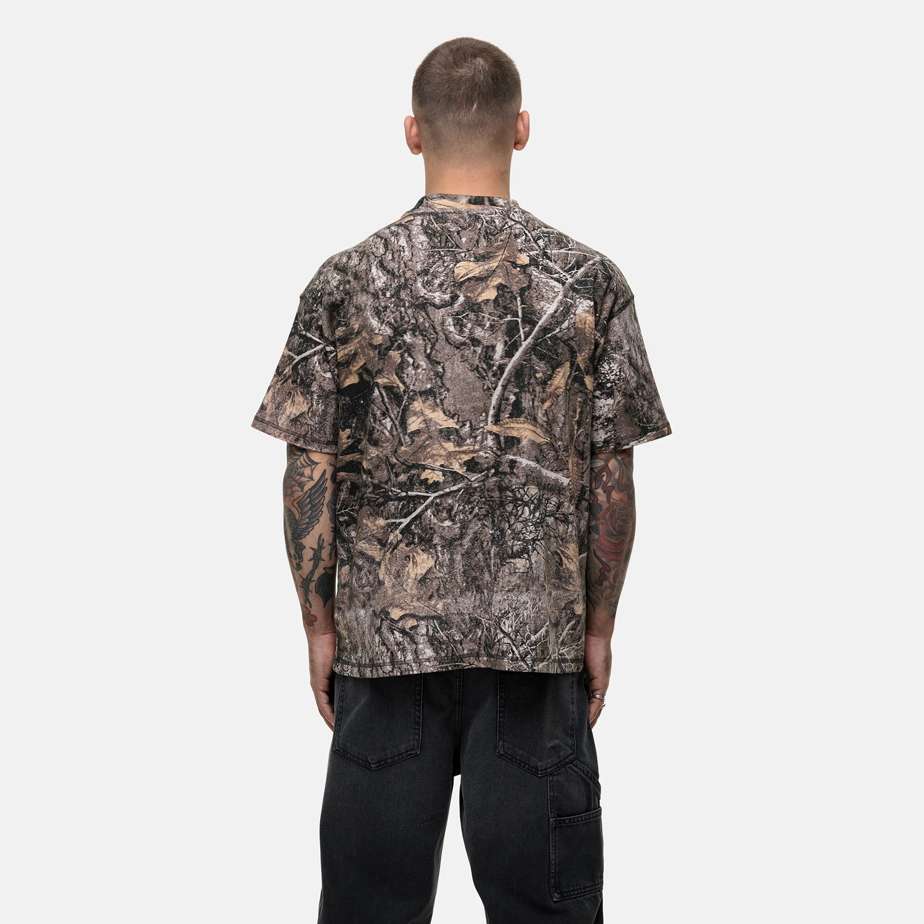 Vintage Woodland Camo T-shirt - Image 2