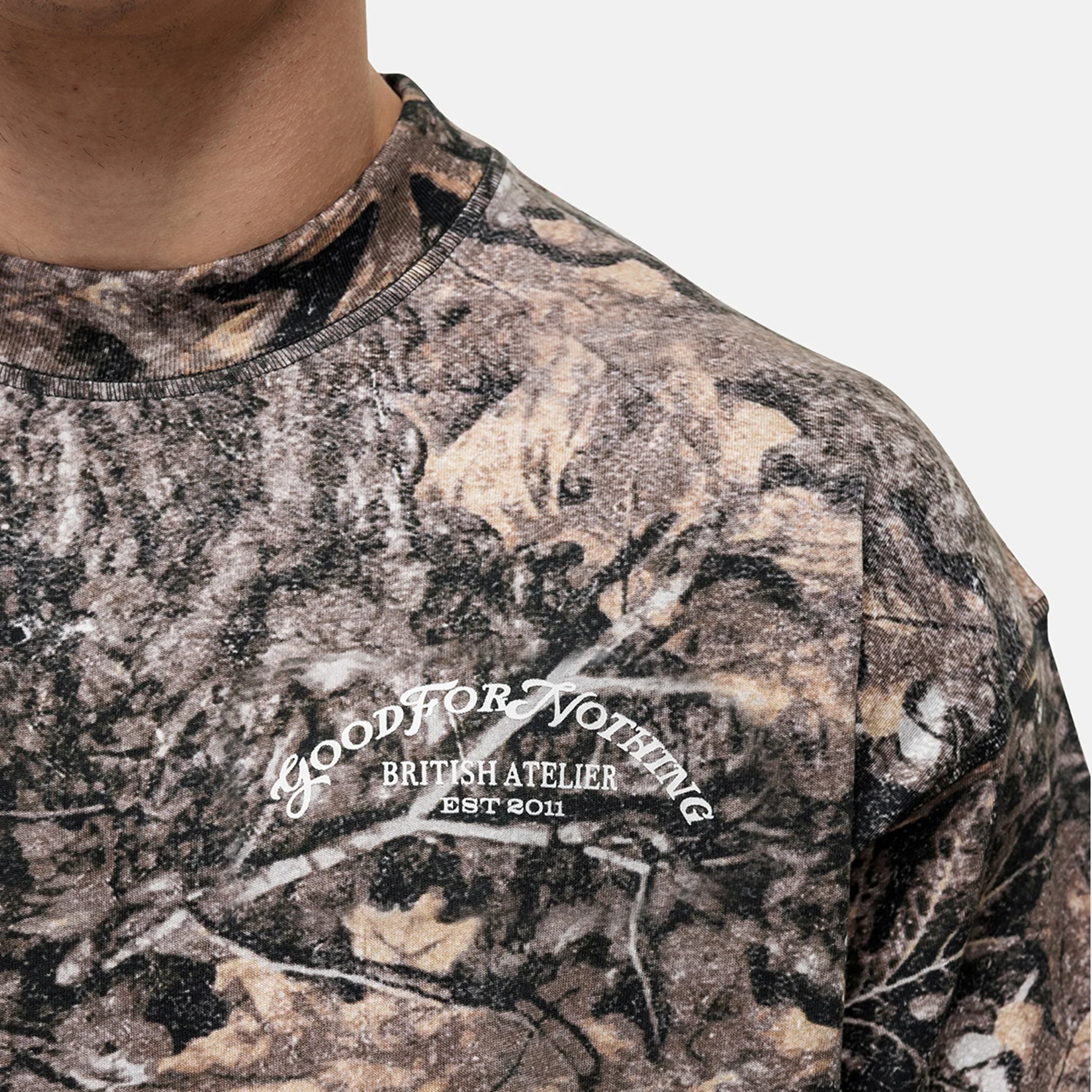 Vintage Woodland Camo T-shirt - Image 3