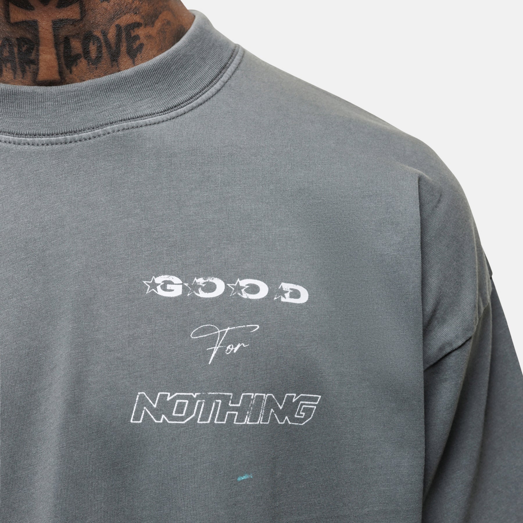 Nevada Washed Grey T-shirt - Image 3