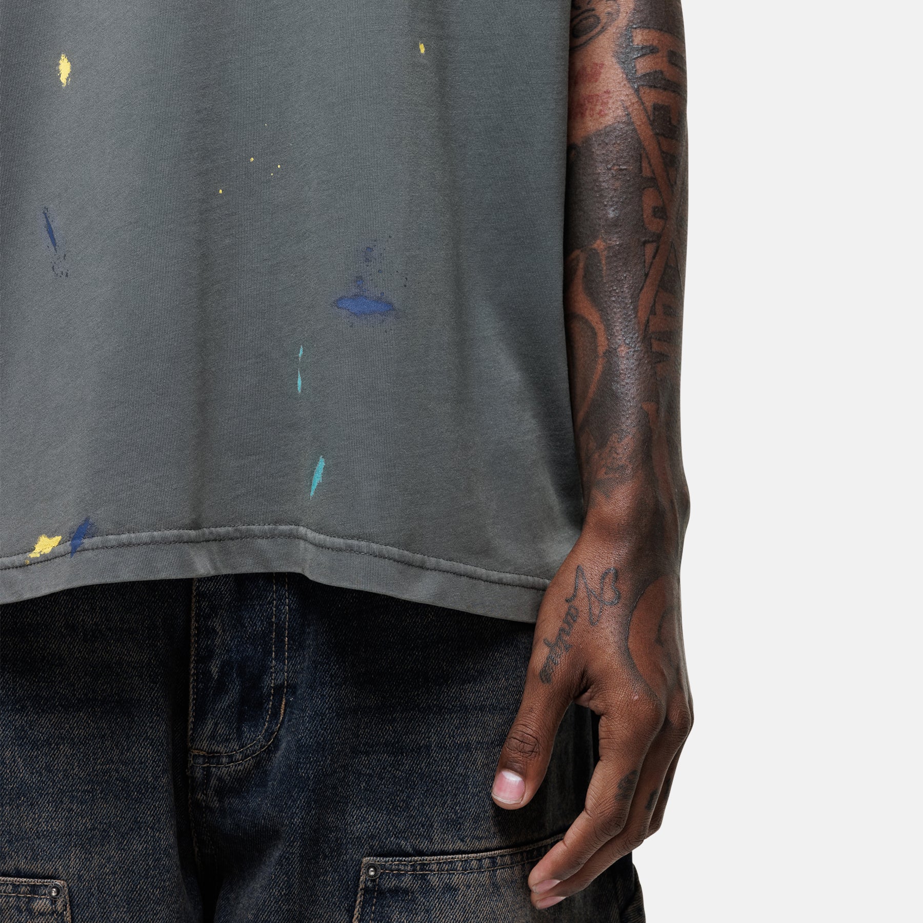 Nevada Washed Grey T-shirt - Image 4