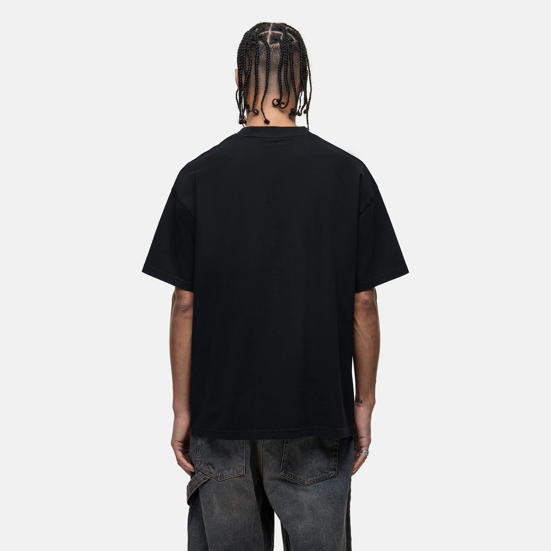Vintage Washed Black T-shirt - Image 2