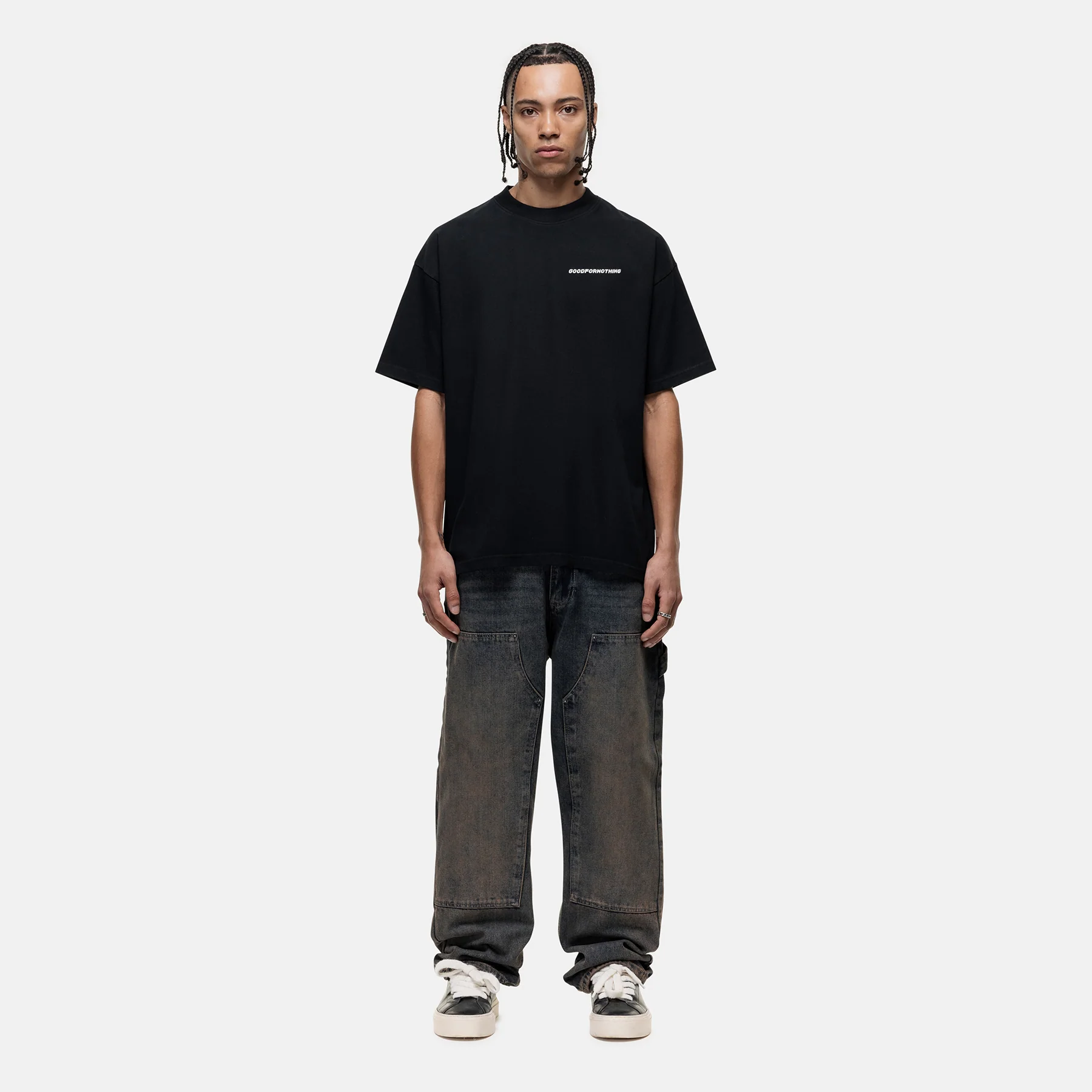 Vintage Washed Black T-shirt - Image 4
