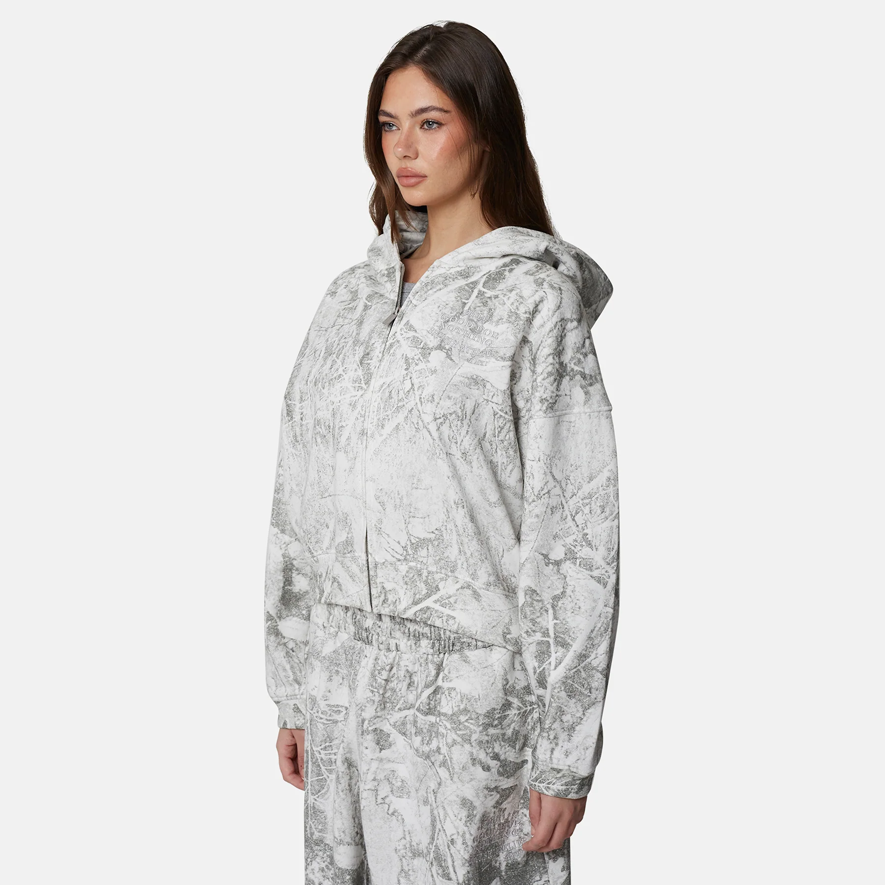 Icarus Camo White Zip Hoodie - Image 2