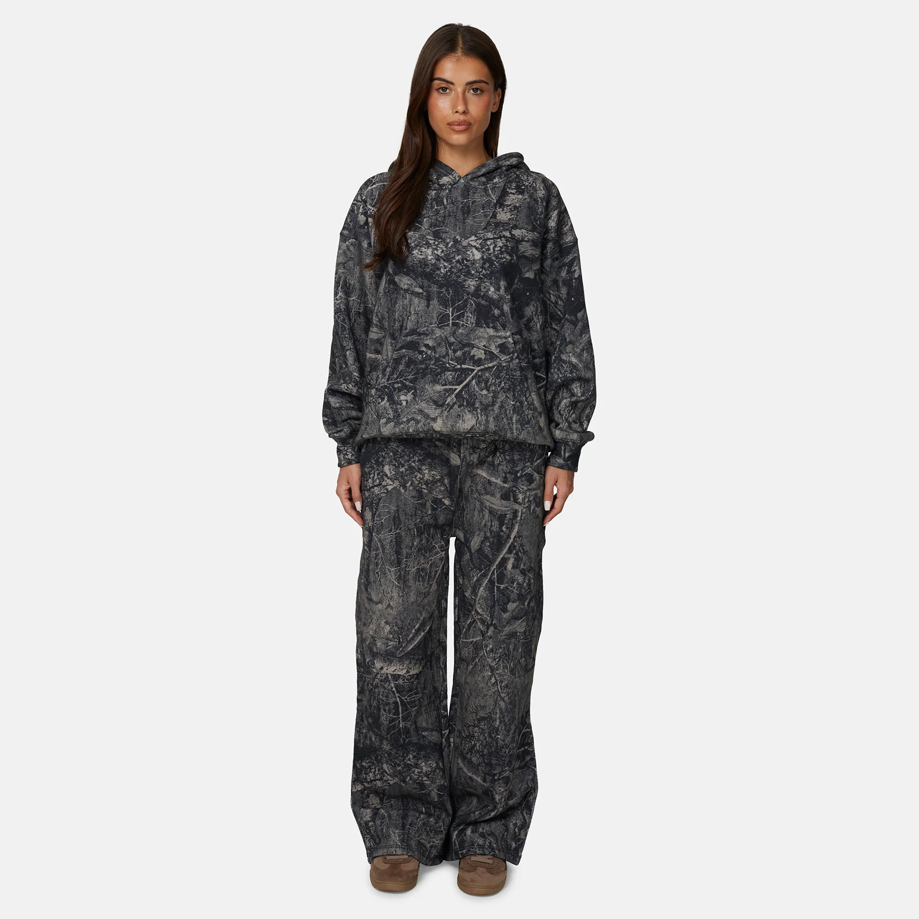 Woodland Camo Black Hoodie - Image 5