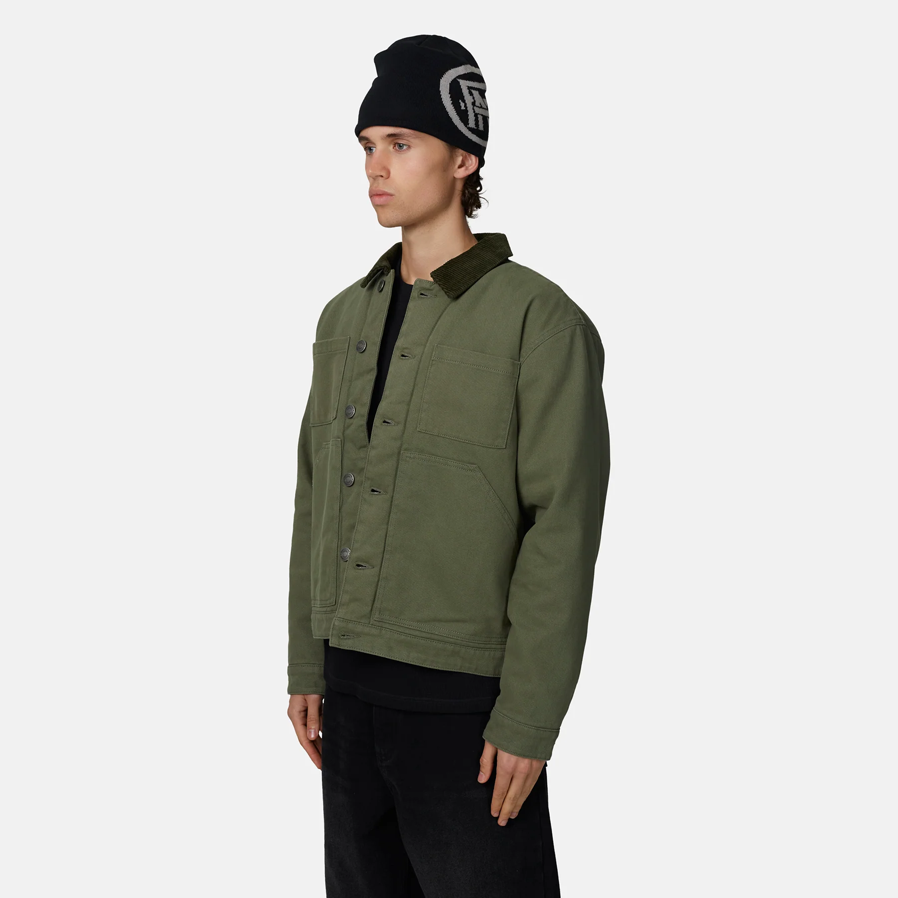 Monogram Worker Khaki Jacket - Image 2